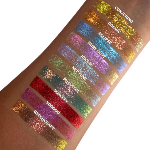 Bachari Chroma Magic Liquid Eyeshadow Full Bundle – Vibrant Metallic Shades - Image 3