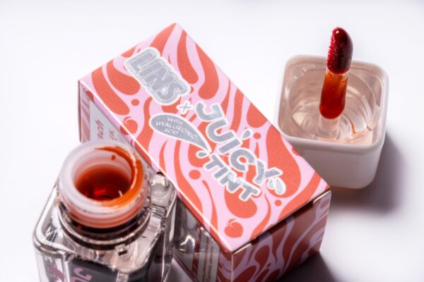 Bachari Peach Juicy Tint – Hydrating Lip & Cheek Color - Image 3
