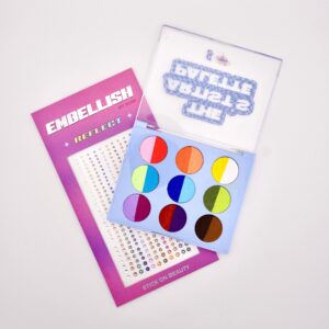 Bachari Artist Palette & Gems Bundle – Creative Color Set with Premium Stones